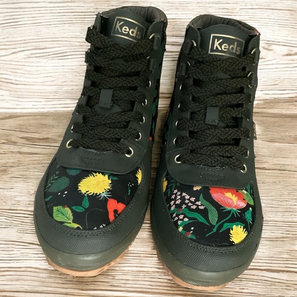 Keds x Rifle Paper Co. Scout Duck Ankle Botanical Canvas Water Resistant Boots - Picture 8 of 13